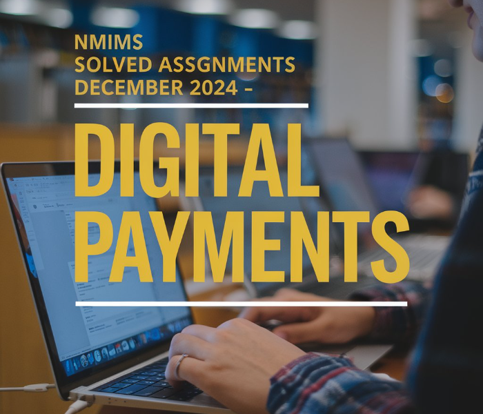 NMIMS Solved Assignments December 2024 Digital Payments